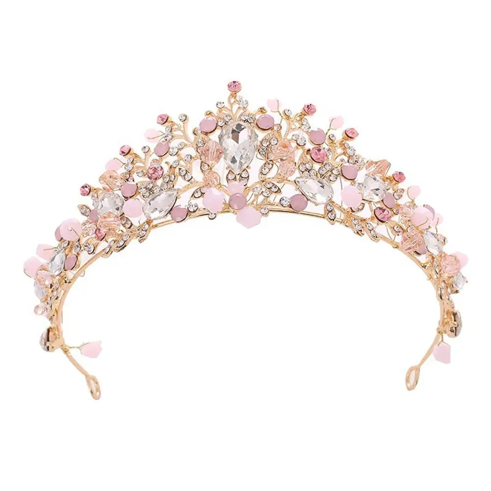 Children\'s Crown Hair Accessories Princess Costume Princess Crown Headband Birthday Wedding Hair Party Accessories Crystal