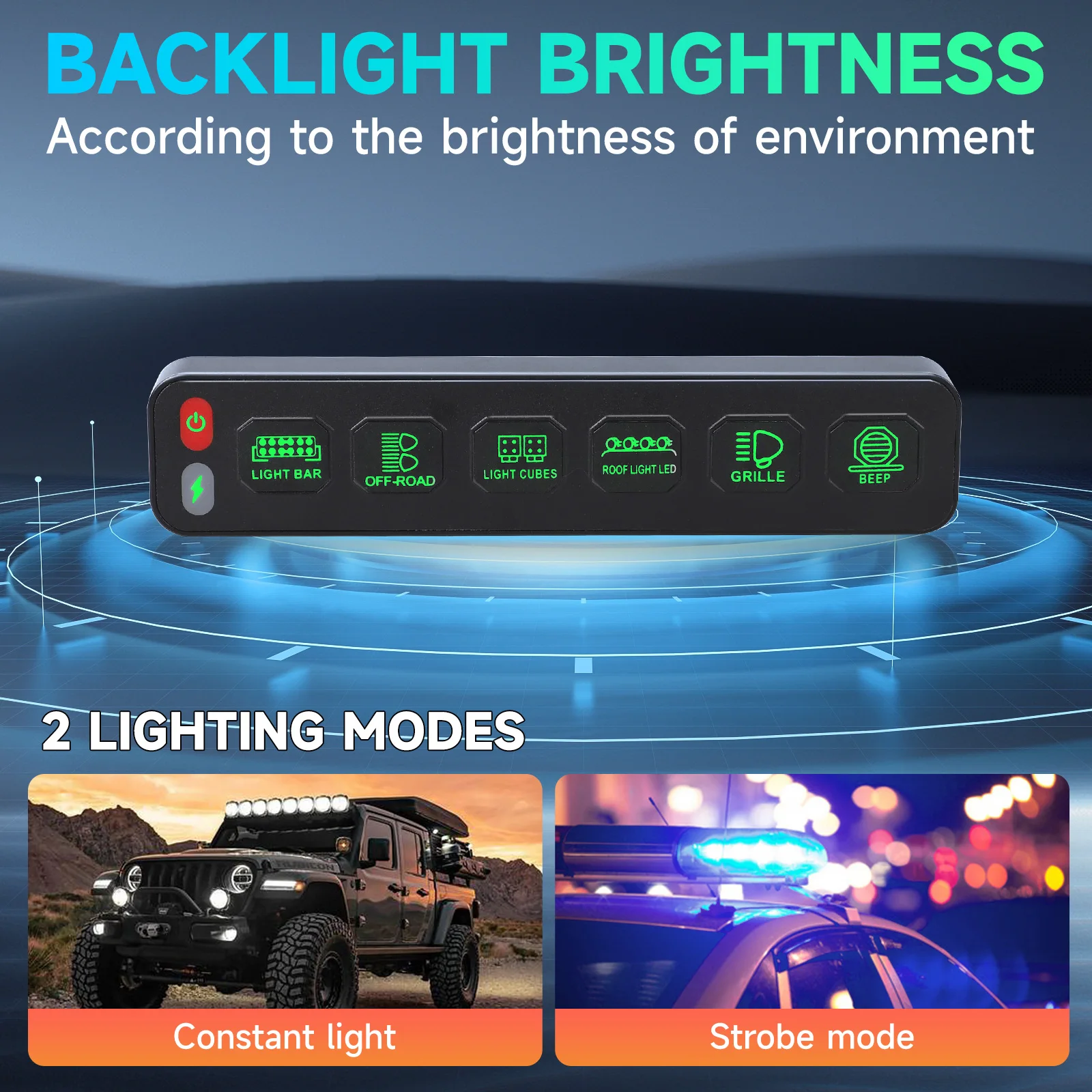 6 Gang Control Pane…