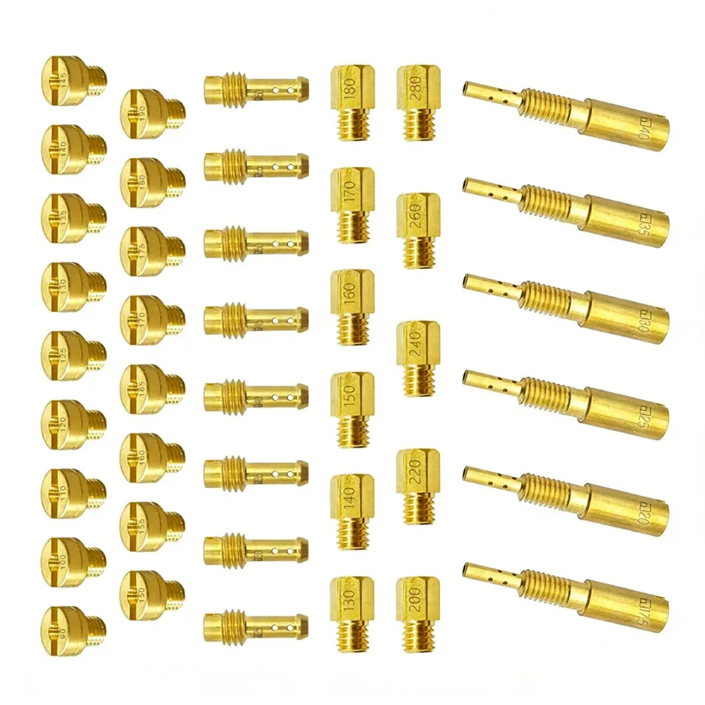 

Комплект из 42 форсунок для карбюраторов Mikuni TM33 8012, TM36 68, TM40 6, а также для серий VM, TMX, HSR