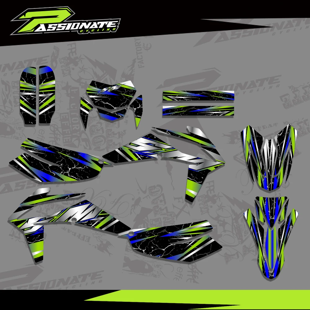 Motorcycle Background Graphics Decals Sticker Kit For DIMA SWM SM 125 R 300 500 2019-2022 Personality Custom