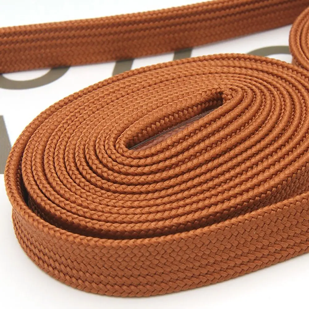 Durable Solid Color Braided Shoelace All-match 120cm Sneakers Laces Shoes Accessories Cross Braiding Strap Sports Outdoor