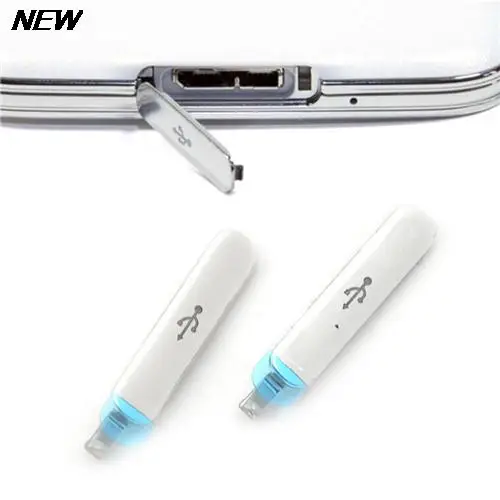2PCS For Galaxy S5 Replacement USB Charge Port Dock Cover Flap Dust Plug