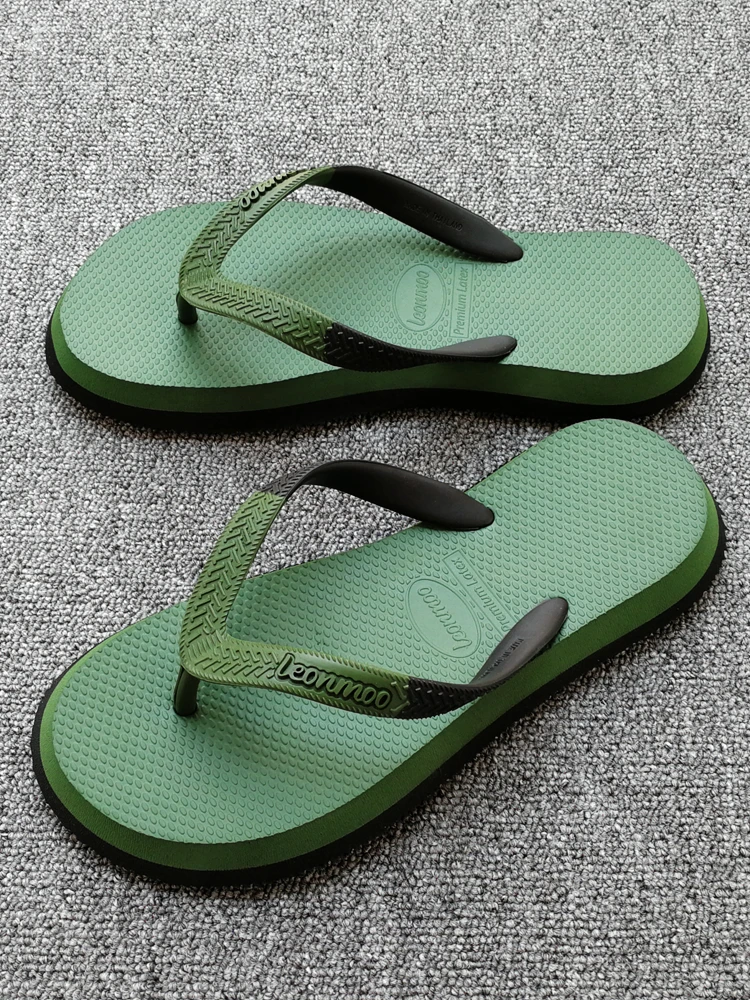 Leonmoo Zapatillas tipo Tanga para Hombre Impermeables Antideslizantes Casual Faion Paris Sle Beach Thi Bot Sandalias Goma Transpirable