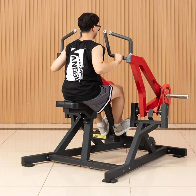 Medium Loader Steel Durabke Construction 200kg Max User Weight Plate Loaded Lateral Rowing