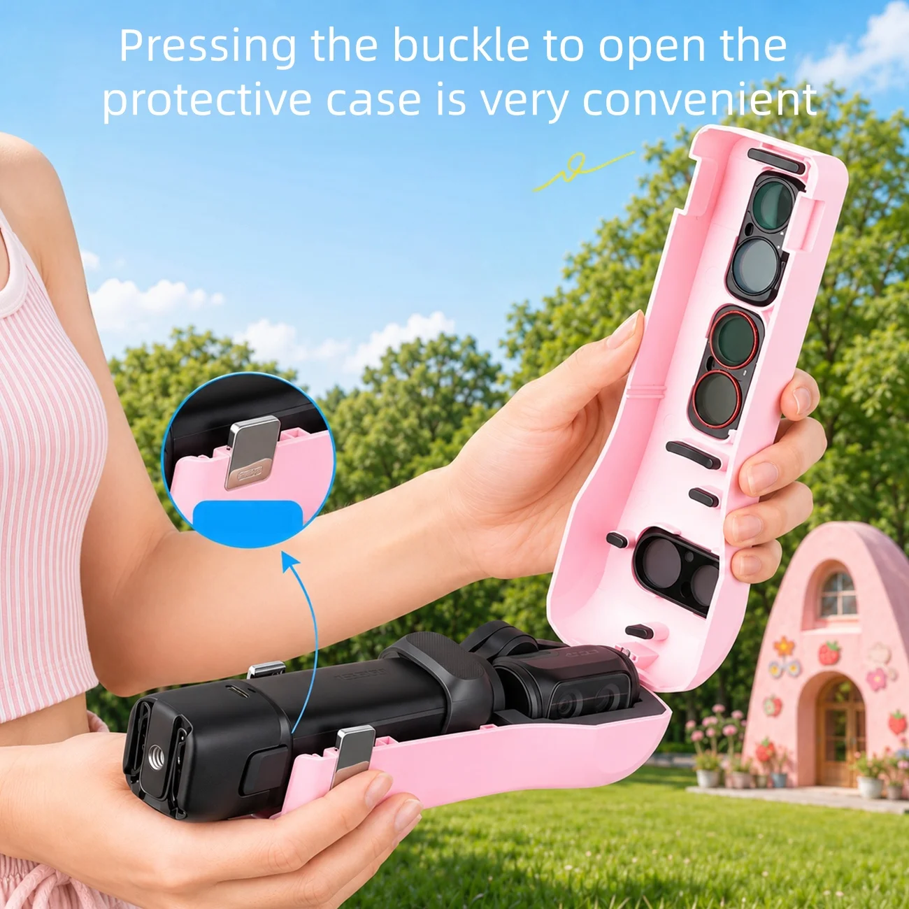 Suitable for Insta360 Luna Ultra protective case dustproof storage box
