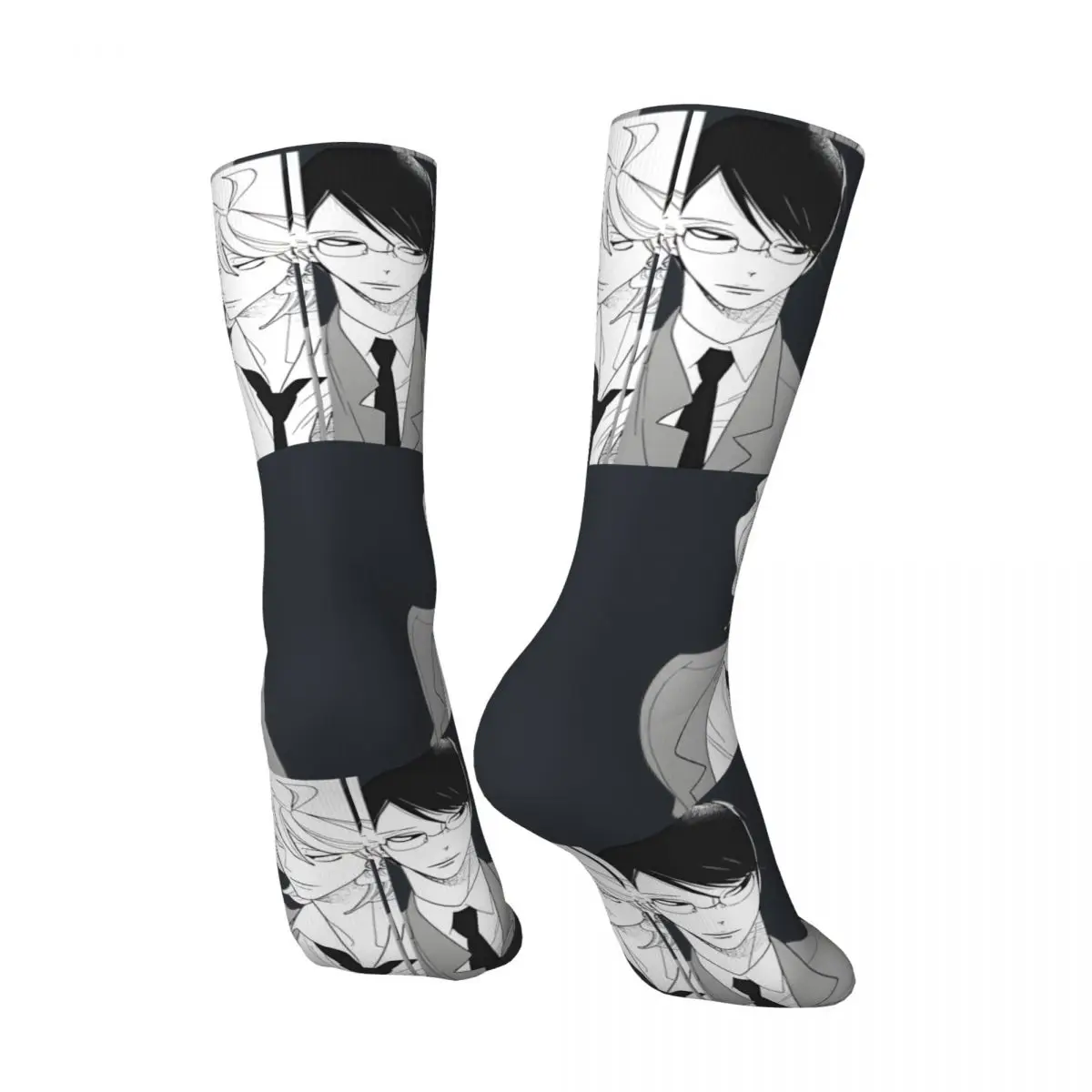 Hip Hop Retro Manga Crazy Men's graphic Socks Unisex Doukyuusei Street Style Pattern Printed Funny Novelty Crew Sock Boys Gift