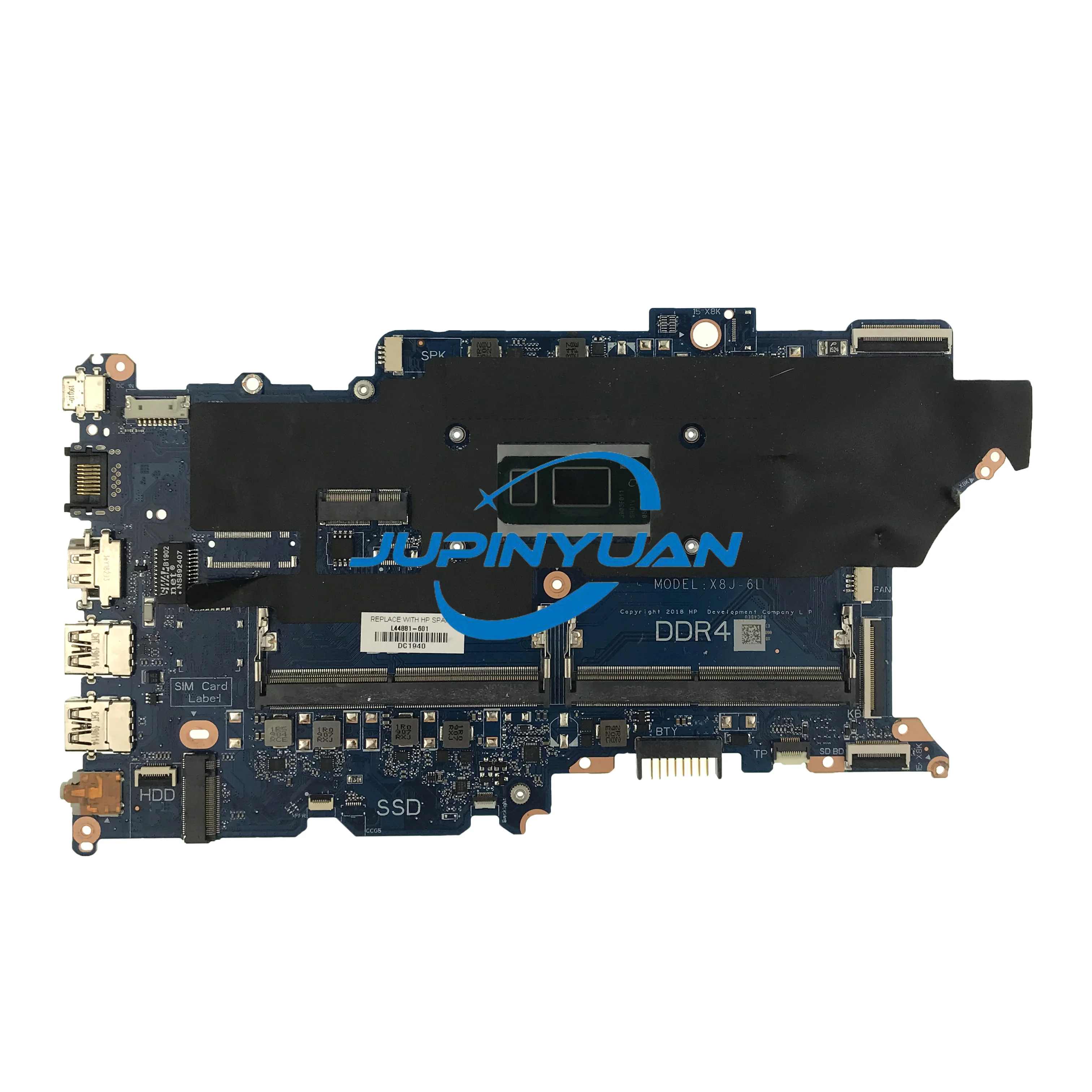 

L44881-601 DAX8JMB16E0 X8J-6L Mainboard For HP ProBook 440 450 G6 Laptop Motherboard With I3-8145U CPU DDR4 100% Fully Tested