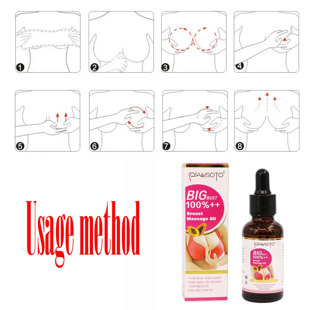 40ML Breast Papaya Massage  Oil Chest Chest Firm Enlargement Papaya extract essence breast enhancement essential oil