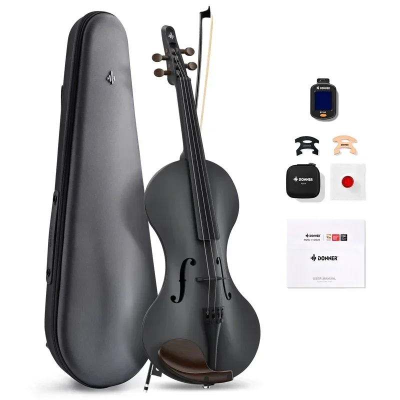 Donner Rising-V Carbon Fiber Violin 4/4