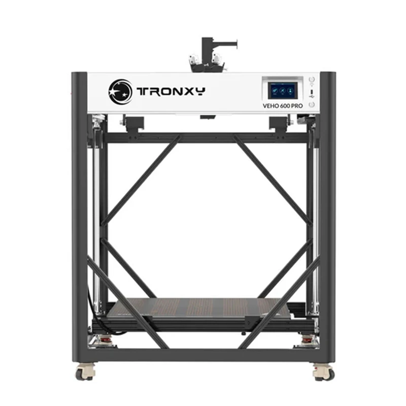 VEHO 600 Pro 2E 2-In-1 fdm 3D Printer Dual Extruder 600x600x600mm Large Size Direct Drive 3D Printer 3d Printer Kit