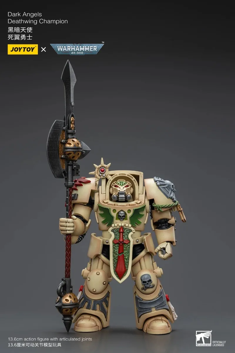 

Фигурка JOYTOY 1/18, 40K Dark Angels Deathwing Knight, аниме-модель, коллекционная игрушка, подарок