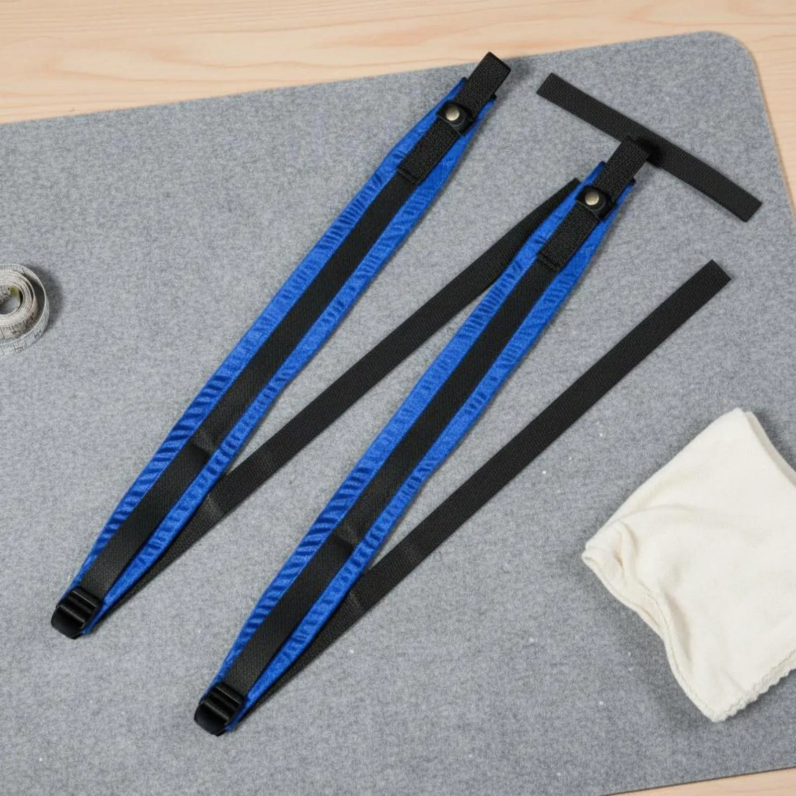 Non Slip Accordion Harness with Soft Velvet Padding and Adjustable Sliding Buckles for 16 to 120 Bass Instrument Compatibility