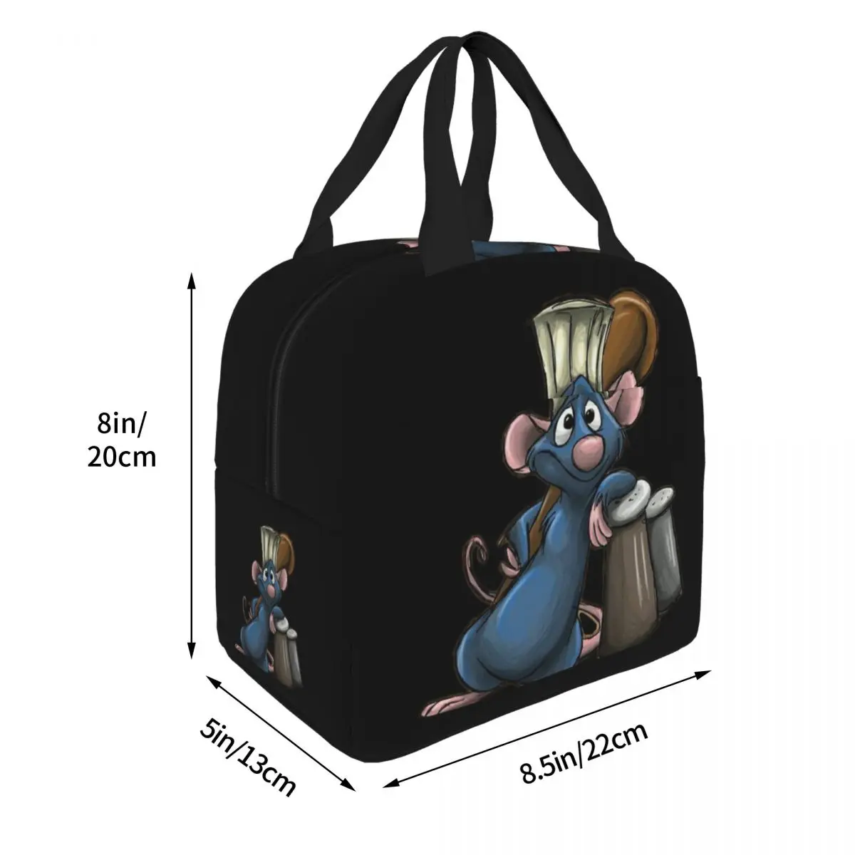 Remy Ratatouille Lunch Bags Insulated Bento Box Portable Lunch Tote Leakproof Picnic Bags Cooler Thermal Bag for Woman Travel