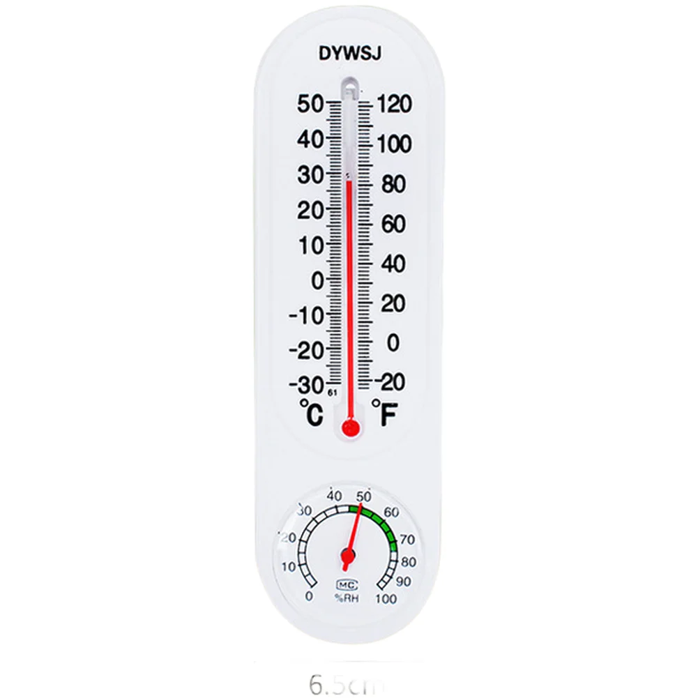 Wall Mount Digital Thermohygrometer for Indoor Outdoor Environments with Large Display and Accurate Readings Full Ranges