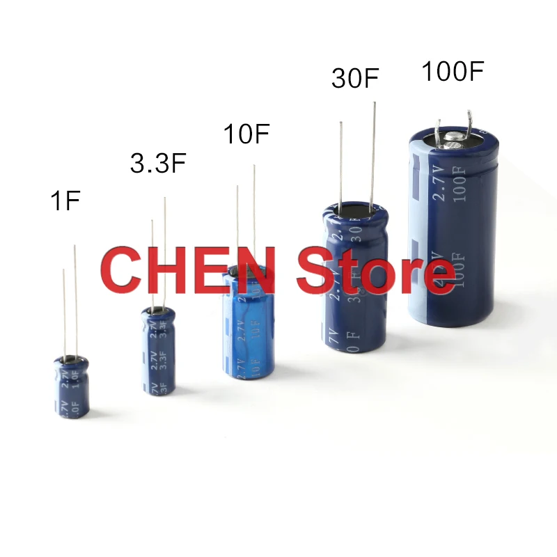 10PCS/lot NEW Original KAMCAP Farah Capacitance 2.7V 1F 3.3F 10F 30F 100F Fara Capacitor Super Capacitor Free Shipping