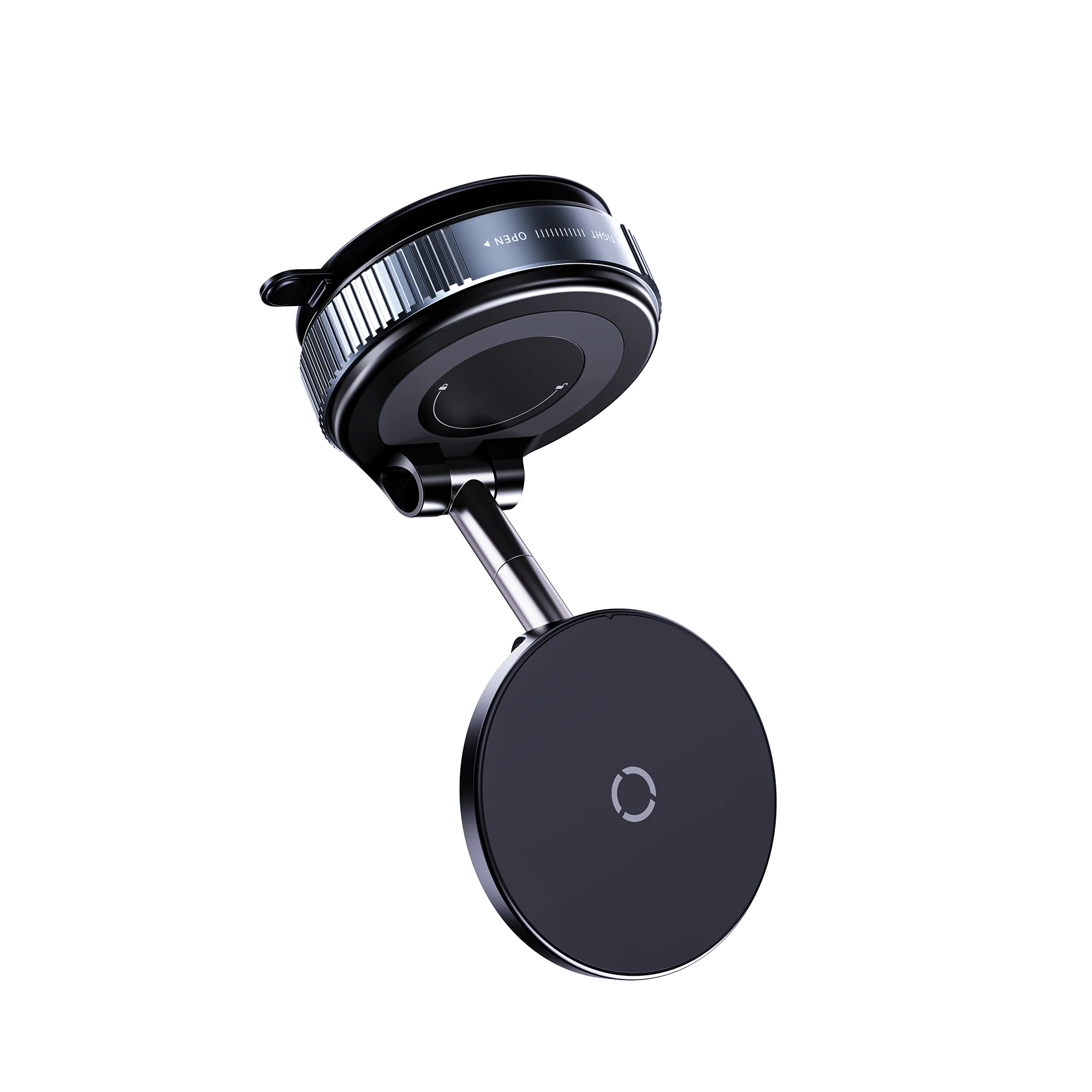

Magnetic Car Phone Holder Mount - 360° Rotation & Foldable Design, Super Strong Vacuum Suction for IPhone/Samsung/Huawei