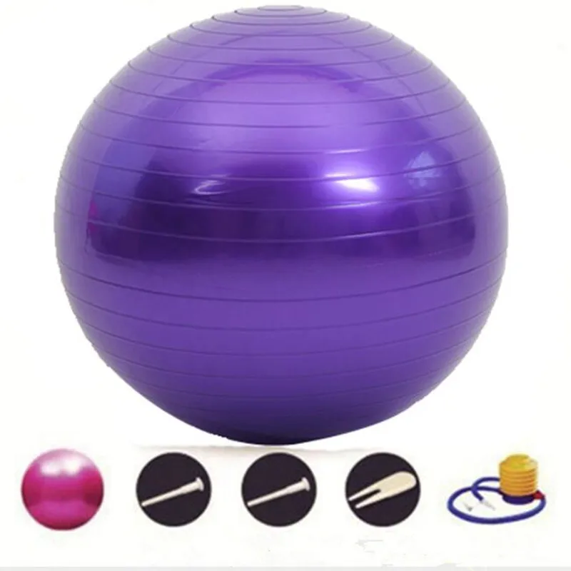 45cm Yoga Ball Fitness Balls sport Pilates Birthing Fitball esercizio allenamento allenamento palla da massaggio palla da palestra 45cm con pompa