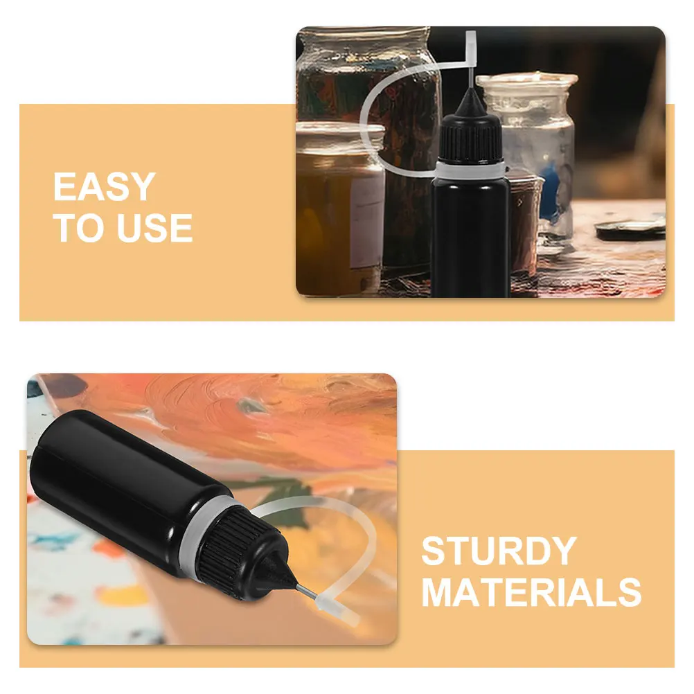 

30Pcs Refillable Glue Bottles Small Fine Tip Applicator Bottles Precise Liquid Dispensing for Scrapbooking Painting Quilting