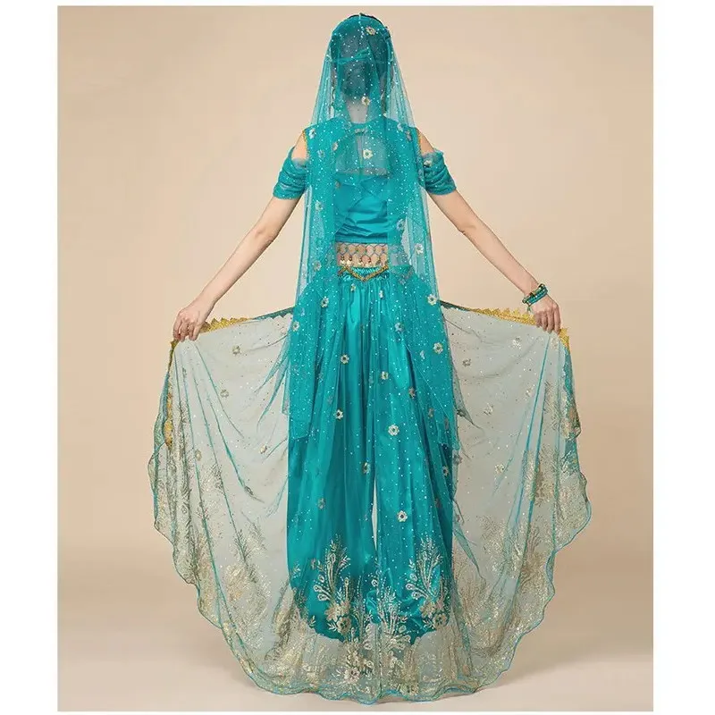 Aladdin Jasmine Inspired Belly Dance Costume for Women - Perfect for Parties & Performances