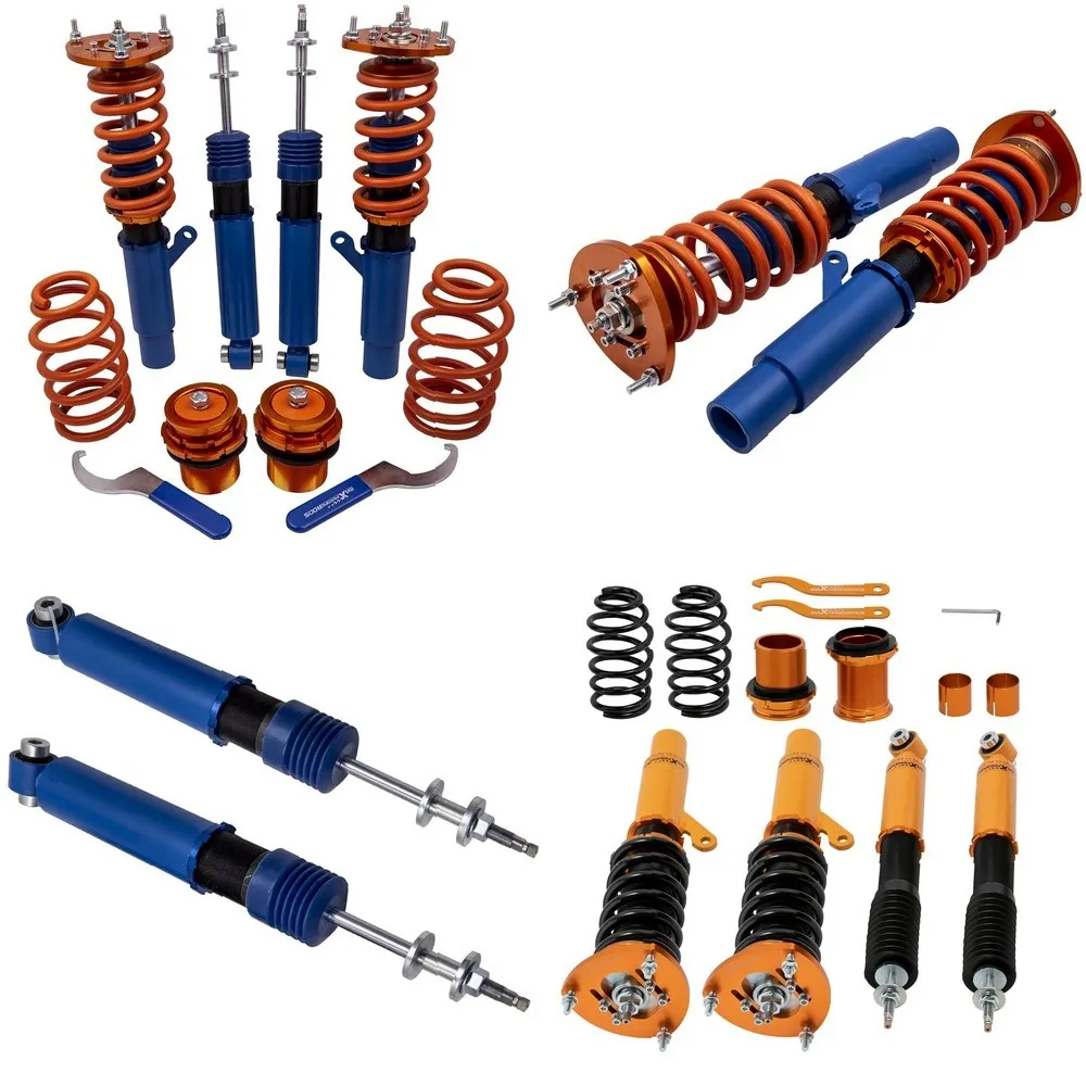 

MaXpeedingrods 24-Way Adjustable Coilover Kit for Seat Leon MK3 for Audi A3 S3, Soft/Hard Damping