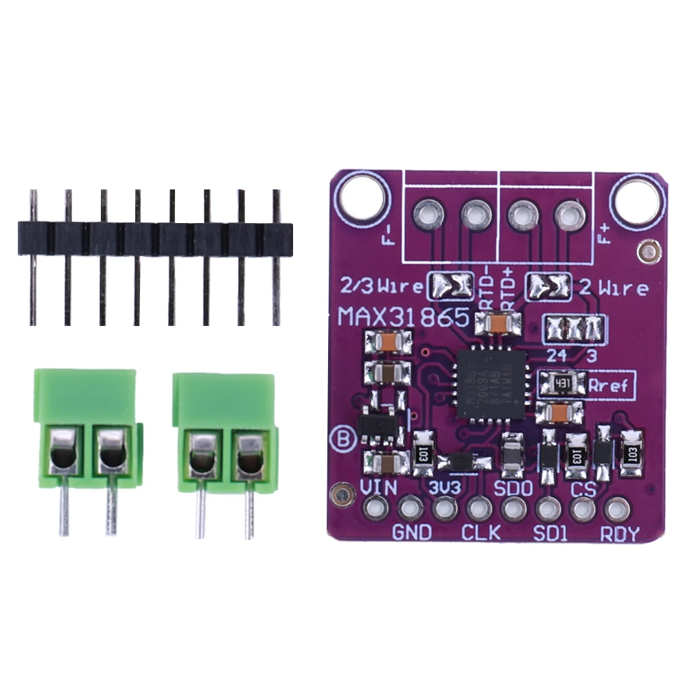 MAX31865 PT100/PT1000 RTD Thermocouple Temperature Detector Sensor Converter Temperature Sensor Detector Module Amplifier Module