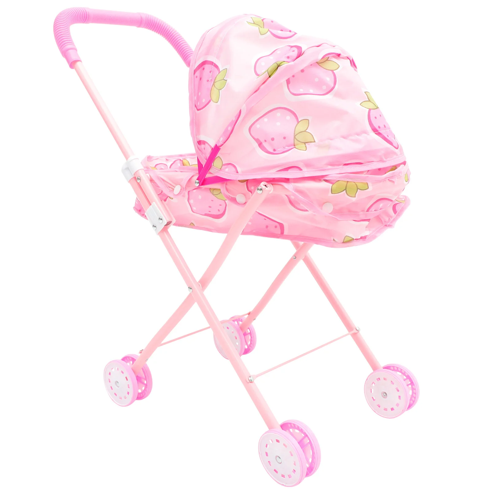 Kinderwagen Speelspeelgoed Spullen Vervoer Versiering Diversen Rek Beweegbaar Model Spelhuisaccessoires Gesimuleerde baby