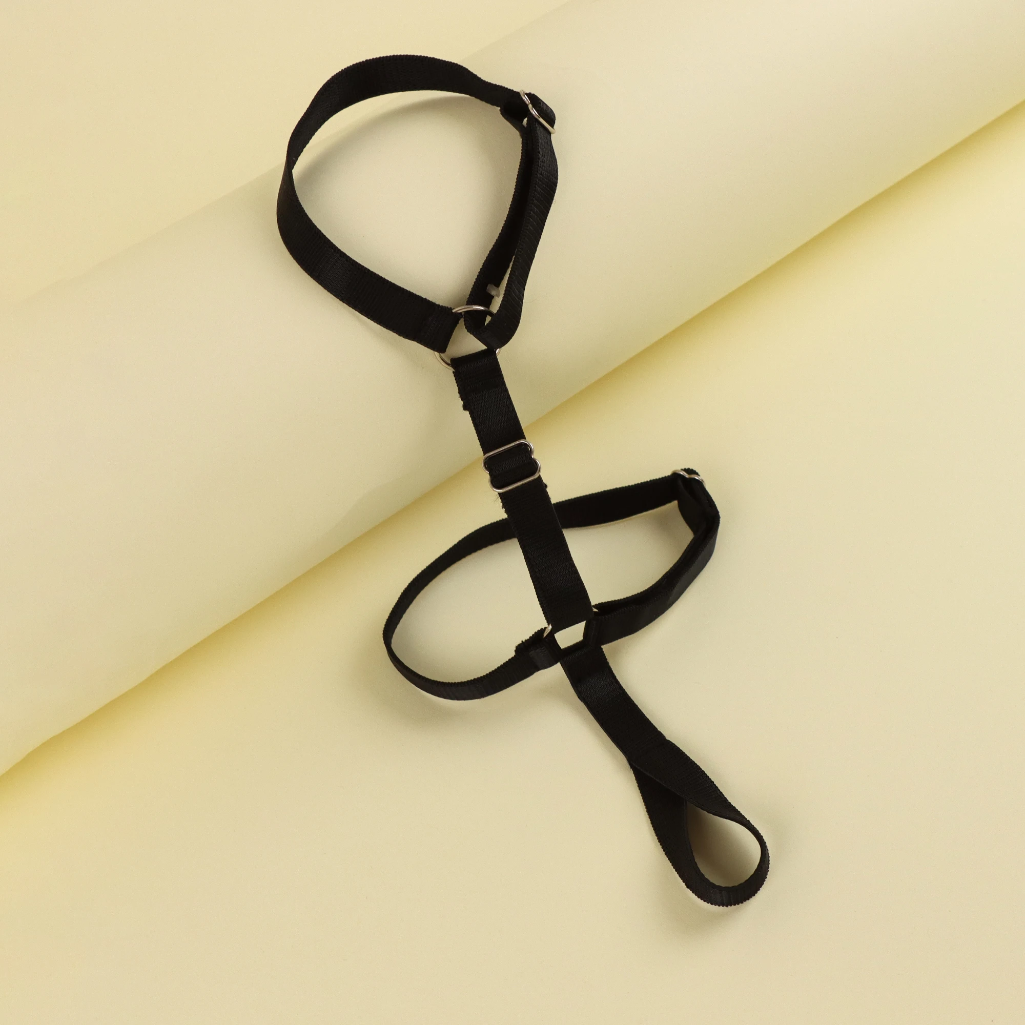 2PCS Sexy Black Elastic Bandage Anklet Foot Harness Lingerie Sensual Foot Fetish Accessory with Elastic and Adjustable Straps image 5