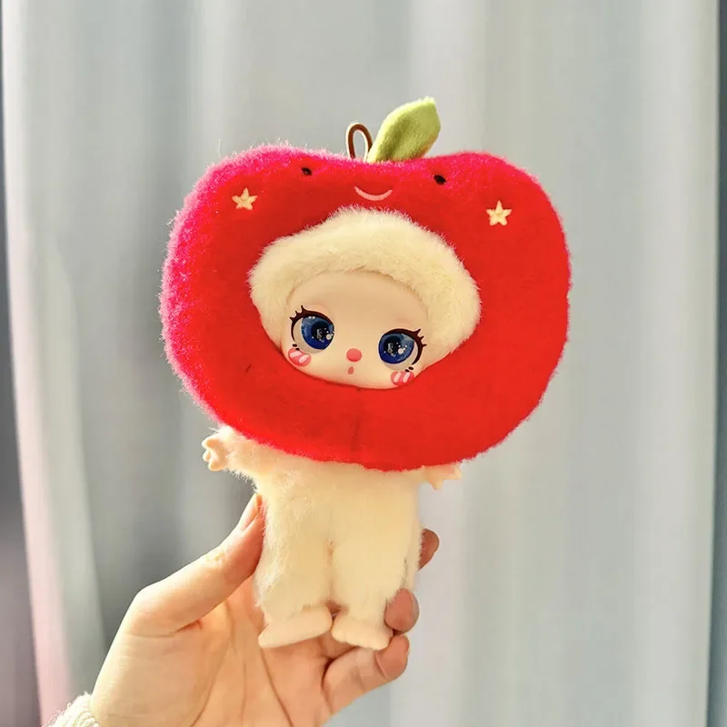 For 16cm Liila Lucky cat outfit doll wearing plush baby clothes Christmas tree apple star hat Doll Accessories