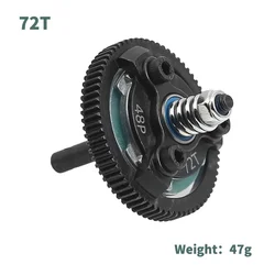Steel 48P 72T 76T 83T 86T 90T Spur Gear for Trxs Slash Bandit Rustler Stampede 2WD RC Car Upgrade Parts