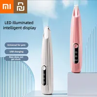 Xiaomi Youpin Dog Paw Trimmer with LED Light Fully Waterproof Pet Hair Trimmer with LED Display Dog Clippers Pet Grooming Tools