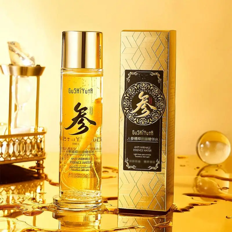 100ml/120ml Golden Ginseng Essences water Anti-wrinkle Face Serum Fade Fine Lines Hyaluronic Acid Moisturizing Facial Skin Care