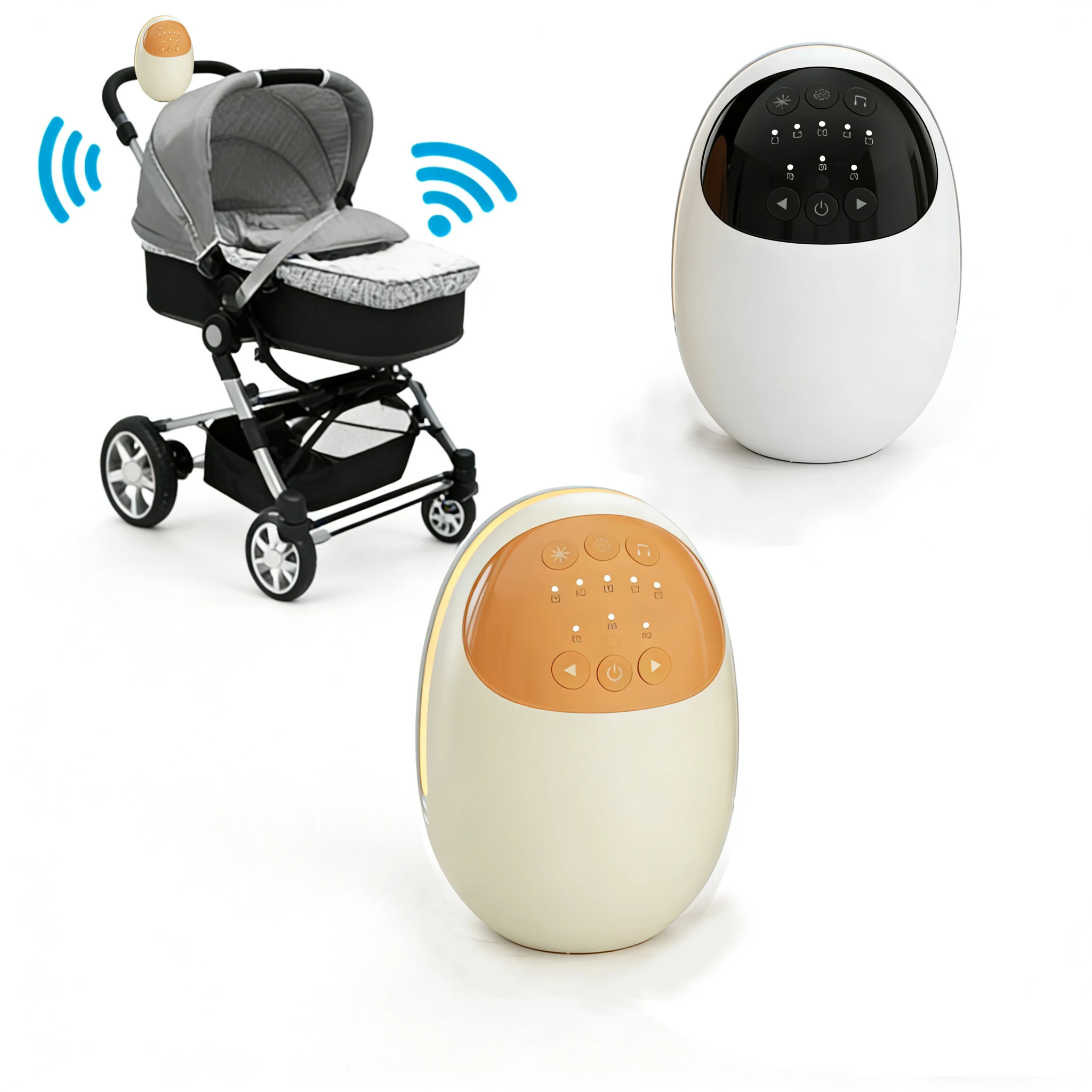 

Портативная музыкальная колыбель-качалка для младенцев с белым шумом и функцией быстрого засыпания для спокойного сна