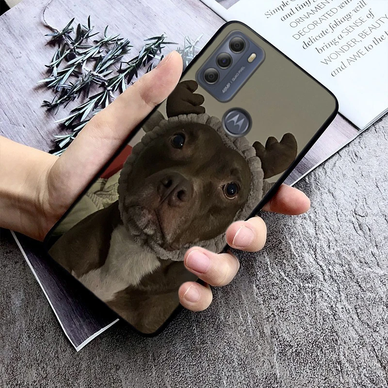 

Phone Case For Moto G85 G55 G05 G14 G75 G31 G50 G10 G20 G30 G60 G13 G32 G84 G54 G53 G72 G24 Power Pitbull Terrier Dog