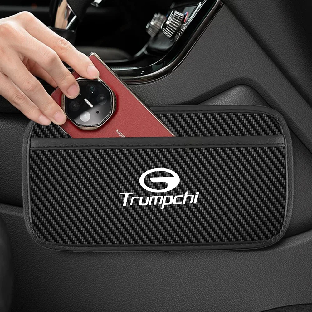 Car Seat Organizer Mesh Bag Phone Holder Pocket Paste Net Pocket For Trumpchi Empow J11 J12 J13 J14 J15 J16 GS8