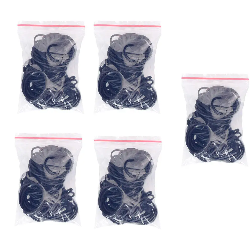Tattoo Machine Rubber Bands 500 Piece Black Elastic Replacement Rings Durable Accessory Supply Kit