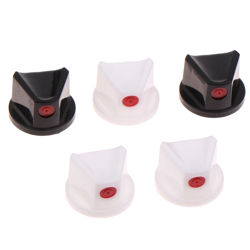 10Pcs Dot Fat Spray Paint Caps Plastic Spray Nozzles White Spray Paint Replacement Caps For Graffiti Street Art Aerosol Bottle