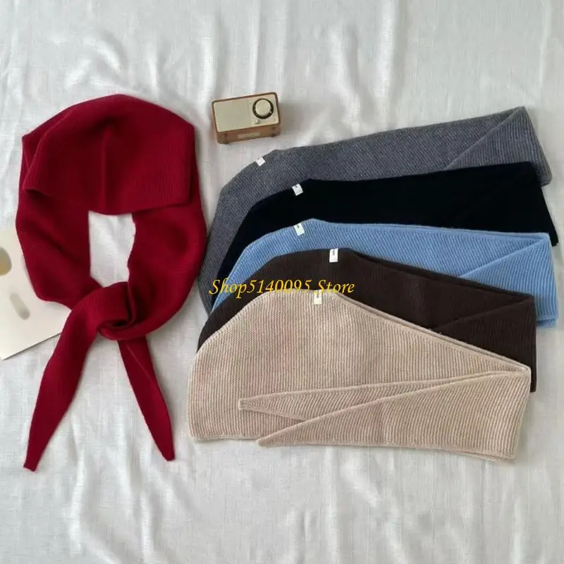 

DXAE женский большой шарф, зимняя шаль, мягкая теплая треугольная конструкция, защита шеи в холодную погоду