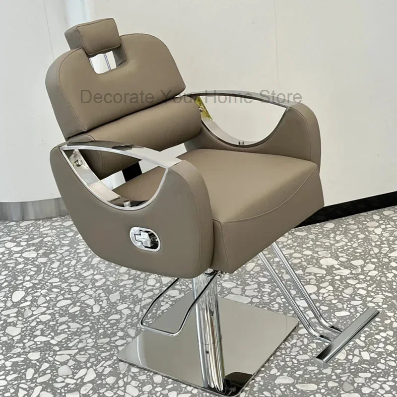 

Woman Dressing Barber Chair Luxury Beauty Cosmetic Modern Barber Chair Make Up Shampoo Silla De Barberia Home Furniture