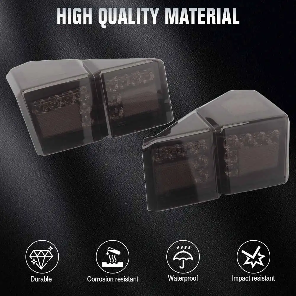 لـ RANGER CREW XP 1000 NORTHSTAR EDITION PREMIUM 25.5 2025 #   2413766 ملحقات السيارة 12 فولت LED ضوء خلفي خلفي أحمر/دخان ABS PC
