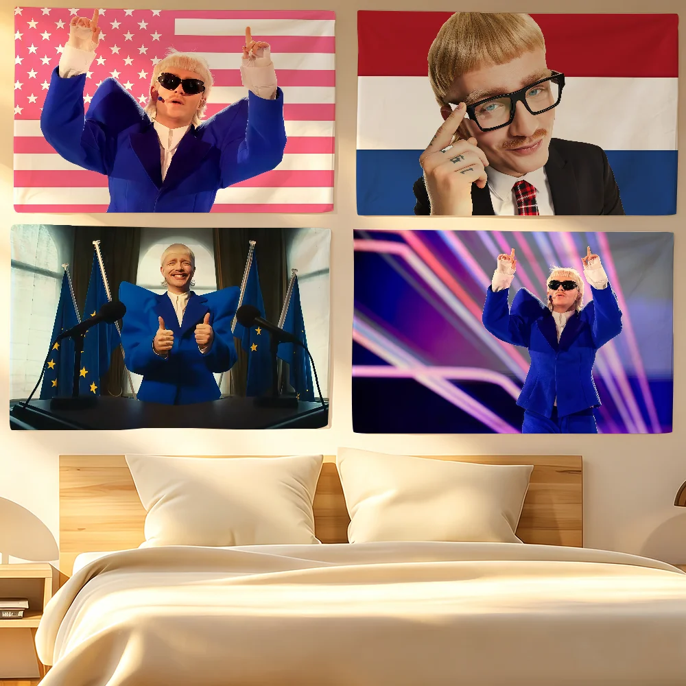 Singer J-Joost K-Klein Flag Tapestries For Classroom Dormitory Camping Picnic Party Cheering Home Indoor Outdoor Decor