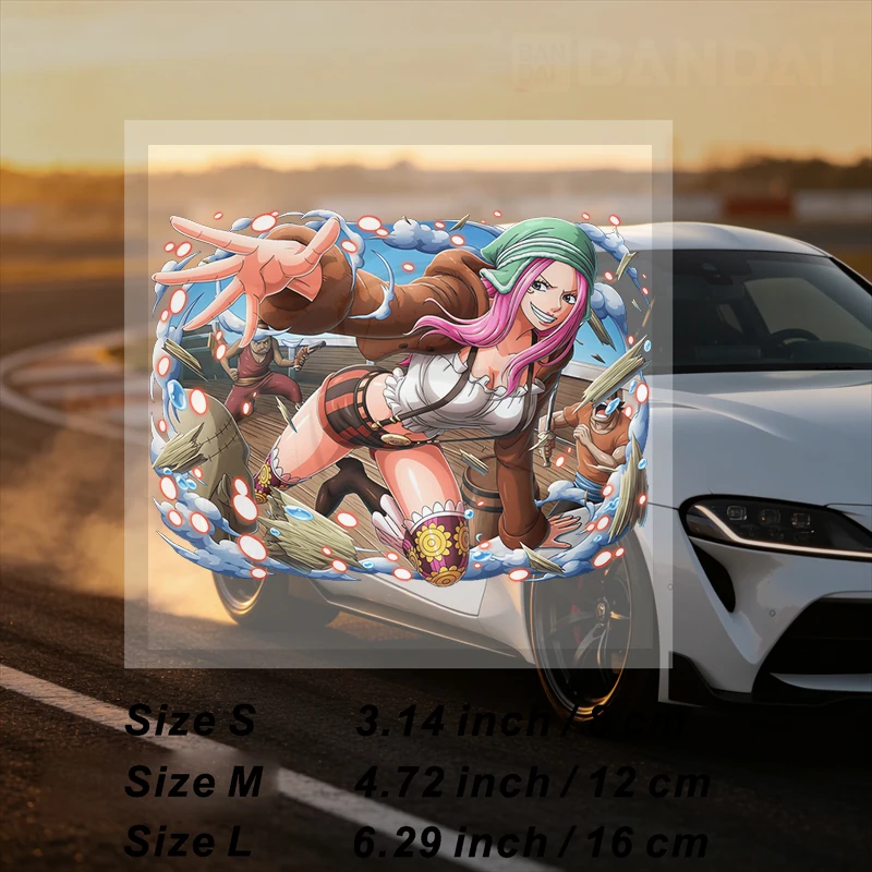 Car Stickers Anime Pirate Vinyl Decal Waterproof Die Cut Scratch Resistant for Car Body Motorcycle Tumbler Skateboard Auto Decor