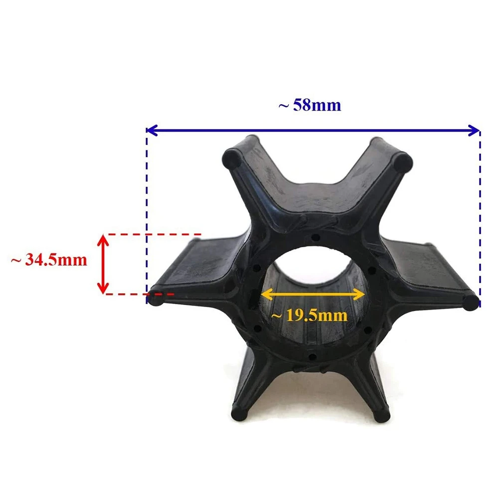 Marine Motor Water Pump Impeller 67F-44352-01 Horsepower for Yamaha Outboard 4-Stroke 75HP 80HP 90HP Engines