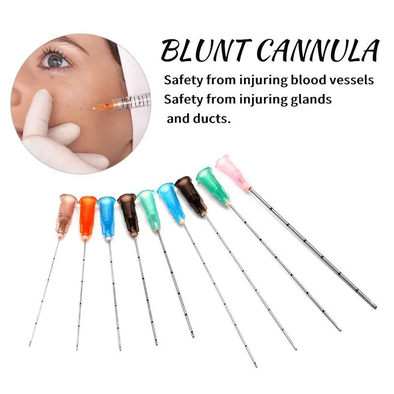 Blunt tip micro cannula medical injection needle 18G 21G 22G 23G 25G 27G 30G Plain Ends Notched Endo needle tip Syringe