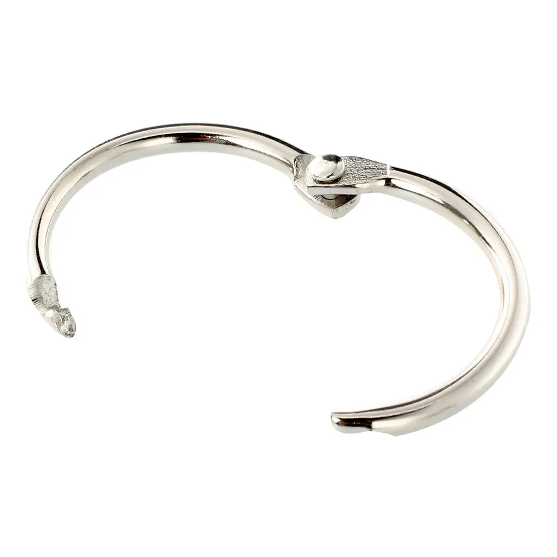Delicate Texture-50 Pcs Staple Book Binder 30Mm Outer Diameter Loose Leaf Ring Keychain