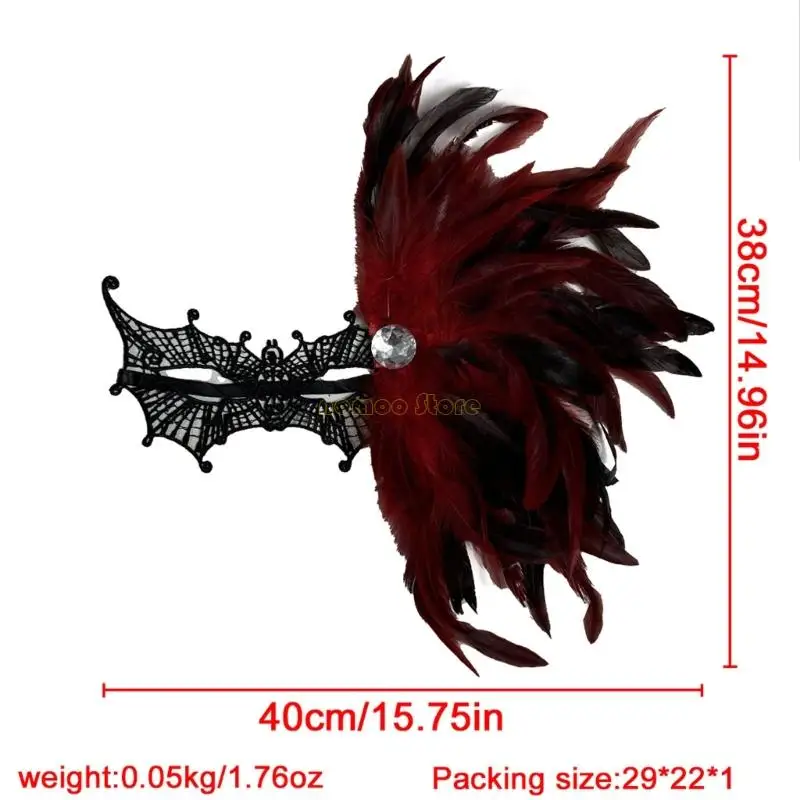 31BF Vénitiens Masque Masque Masque Plume Masque Masque Halloween Masque pour les mascarades PR