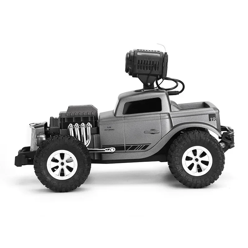 RC Cars with 720P HD FPV Camera 1/16 High Speed Cross-country Car Boy Toys Bigfoot Vacuum Tire Racing Cars 20km/h 4WD Drift Car