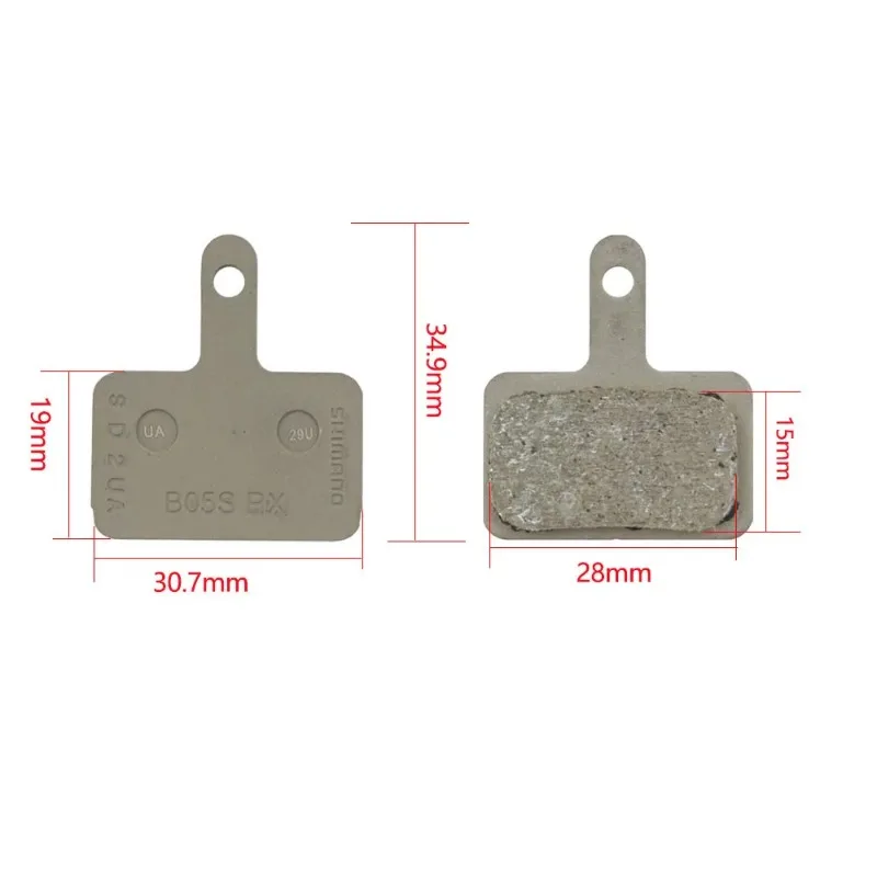 shimano B05S Brake Pads for MTB Bike DISC Brake Pad Resin B05S-RX Wide Shape Fit for ALIVIO MT200 MT400 Series Original Parts