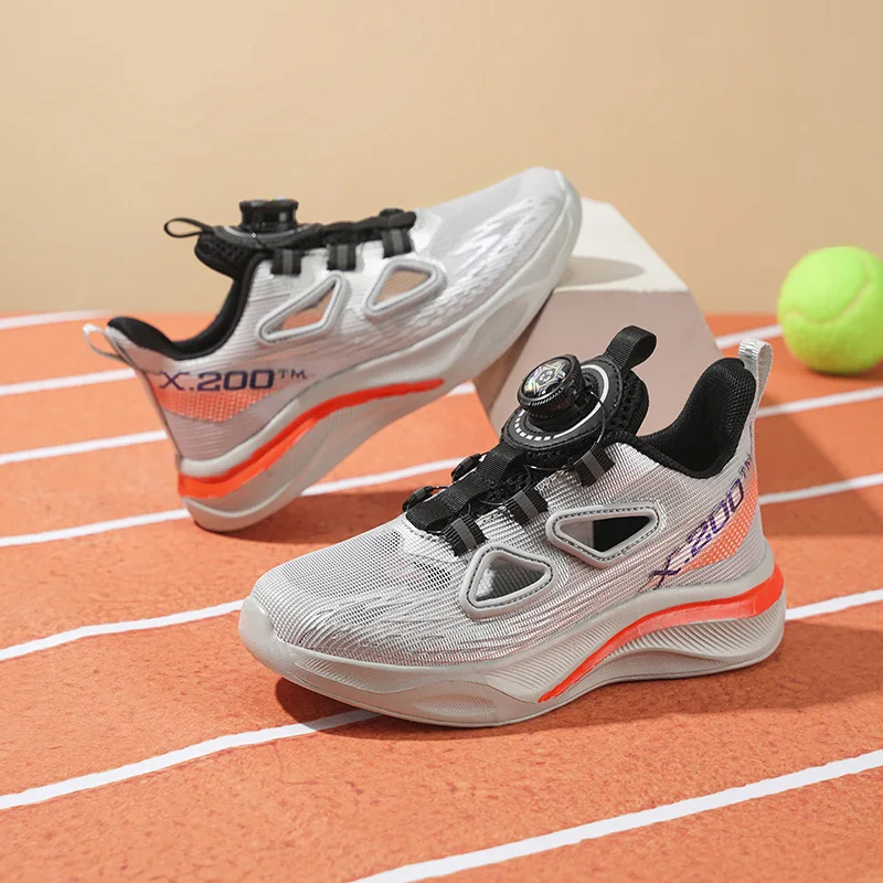 Children's sport open-toe sandals with high-end rotating buttons, casual summer breathable shoes, MDH-268