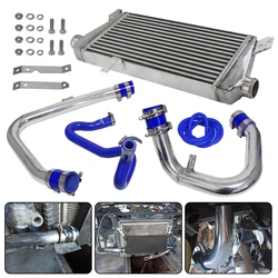 Front Mount Intercooler Kit for VW PASSAT AUDI A4 B5 1.8T 96-01 FMIC Blue / Black / Red