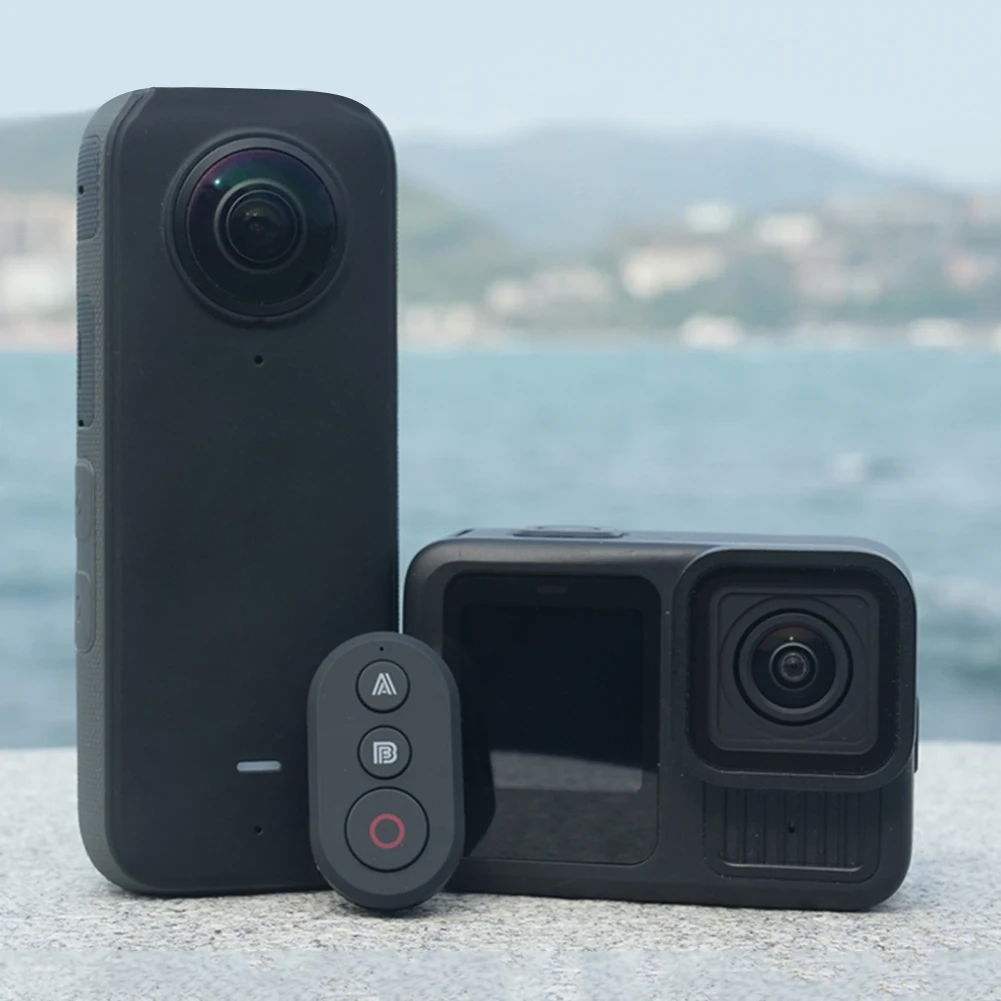 BT写真撮影用シャッターリリースボタンコントローラー、Insta360およびGoProスポーツカメラ用リモートコントローラー